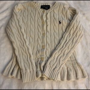 White Ralph Lauren Cardigan